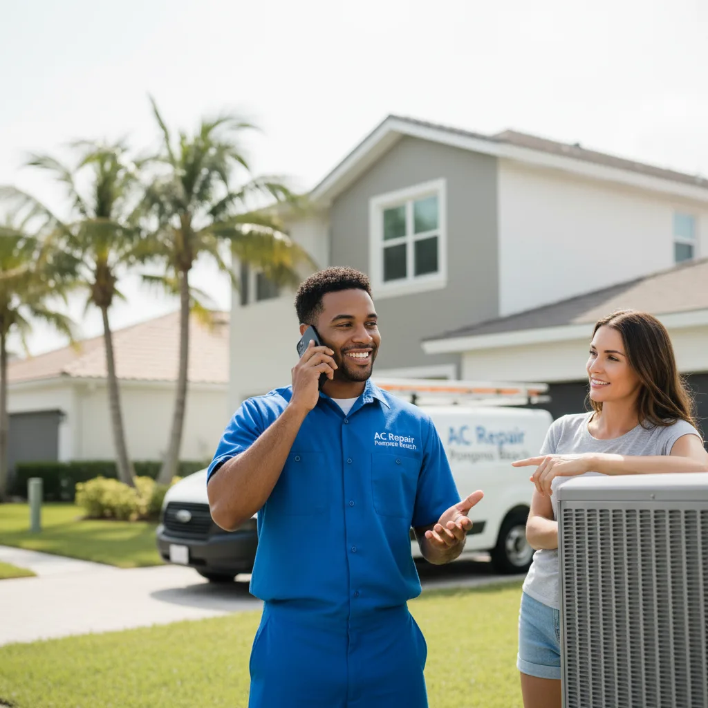 AC Repair Pompano Beach customer support in Melbourne